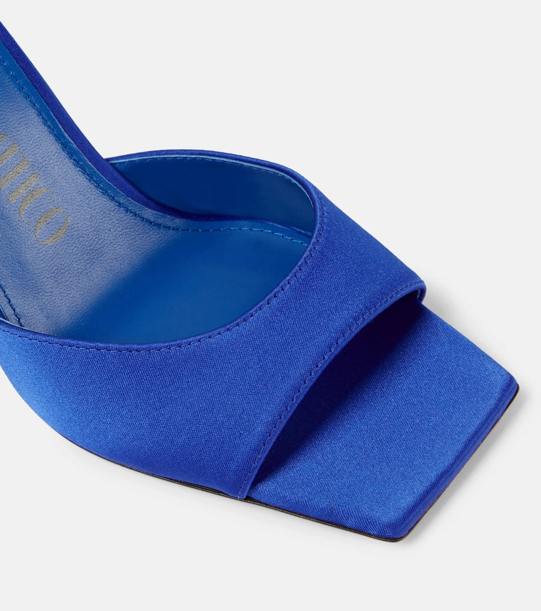 The Attico - Mini Devon 85 satin mules