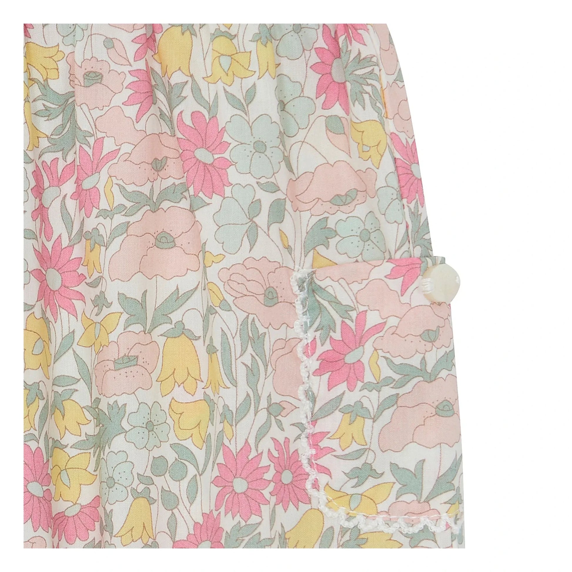 Tartine et Chocolat - Liberty Ruffle Pants | Yellow