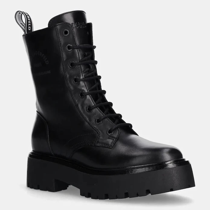 Karl Lagerfeld BURLY BIKER Deri Botlar