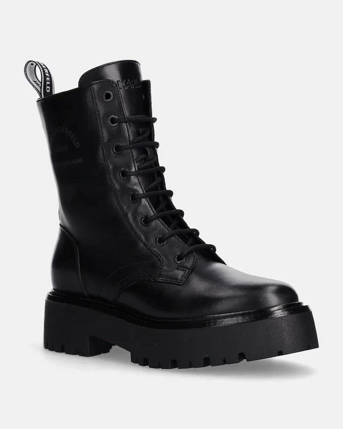 Karl Lagerfeld BURLY BIKER Deri Botlar
