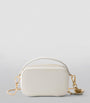 Prada White Saffiano Leather Mini Pouch
