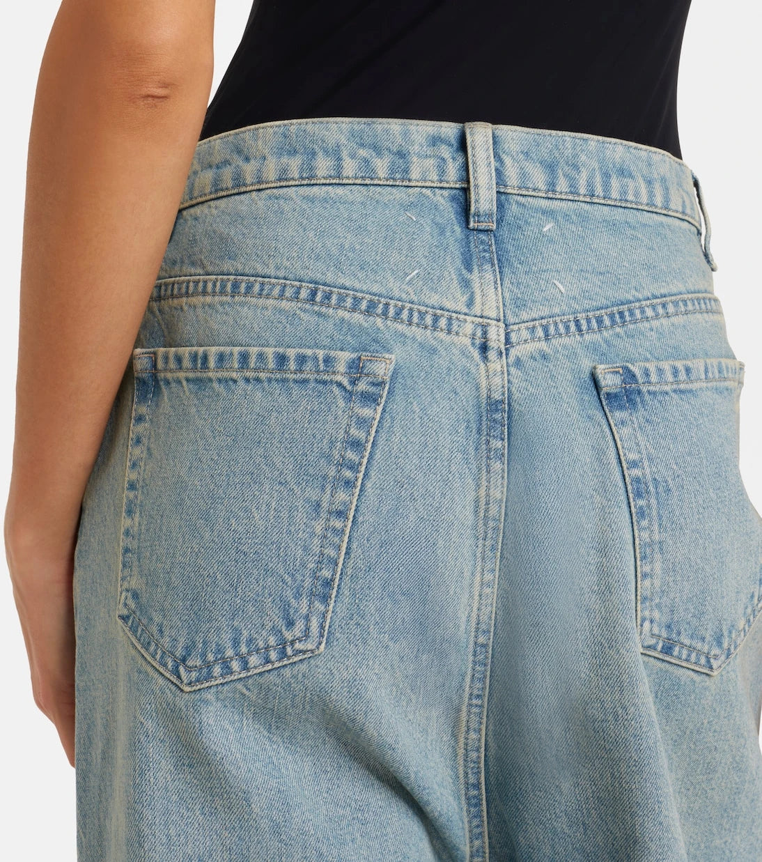 Maison Margiela - Frayed straight jeans