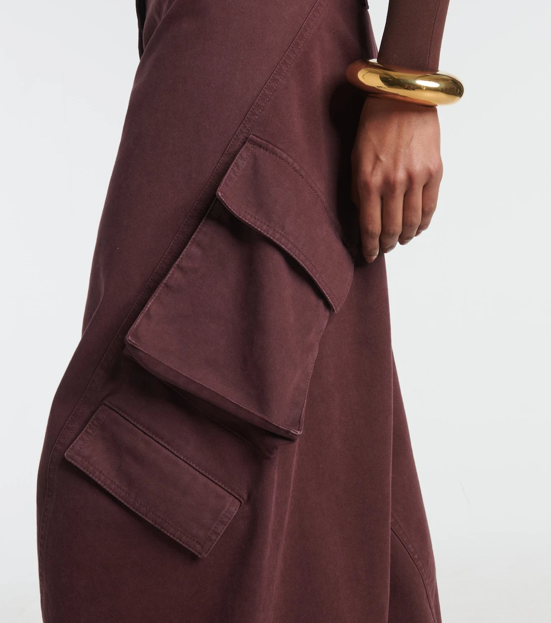 Alaïa - Cotton twill cargo pants