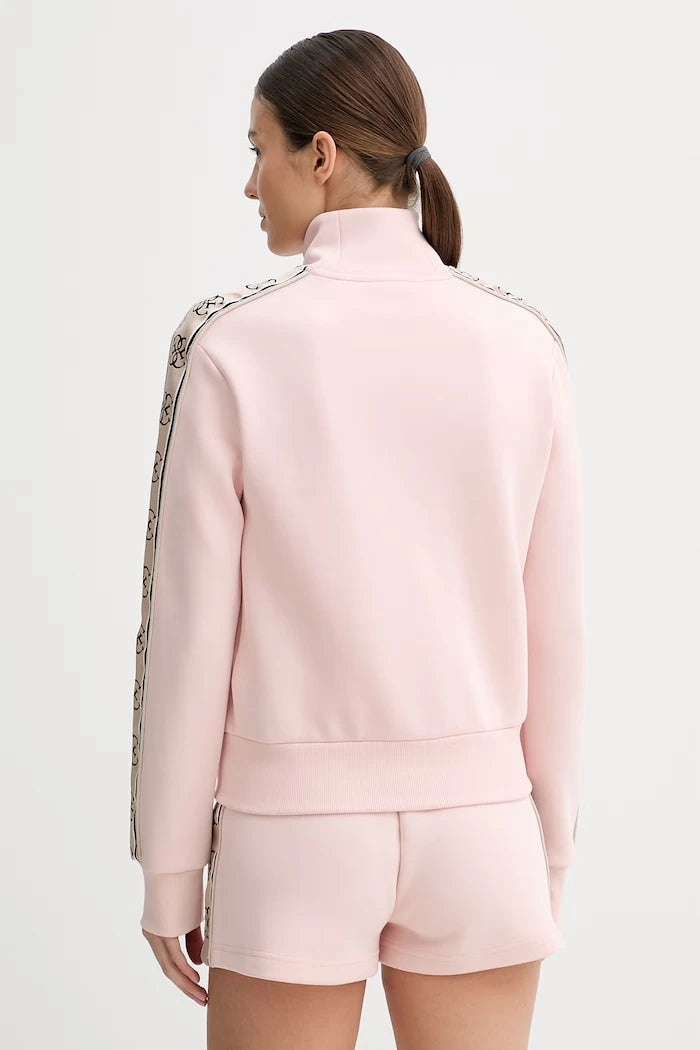Guess fermuarlı kadın pamuklu sweatshirt BRITNEY