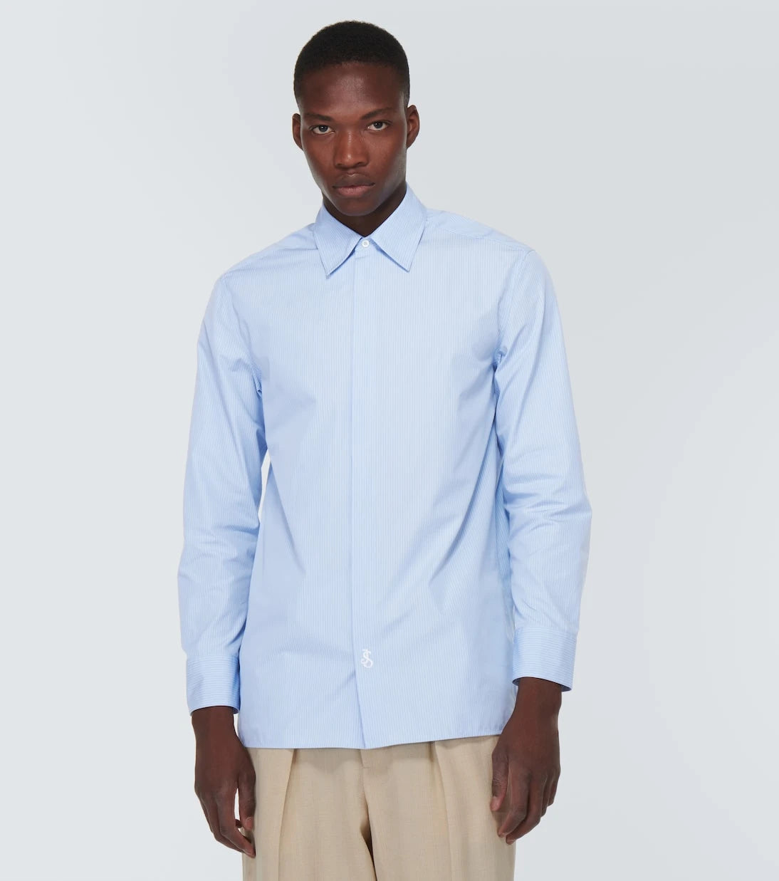 Jil Sander - Pinstriped cotton shirt