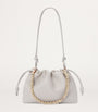 LOEWE Grey Medium Leather Flamenco Shoulder Bag