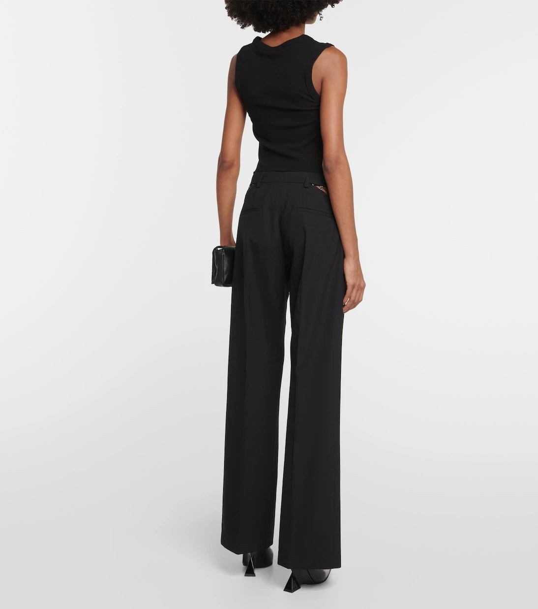 Dion Lee - Cutout wool straight pants