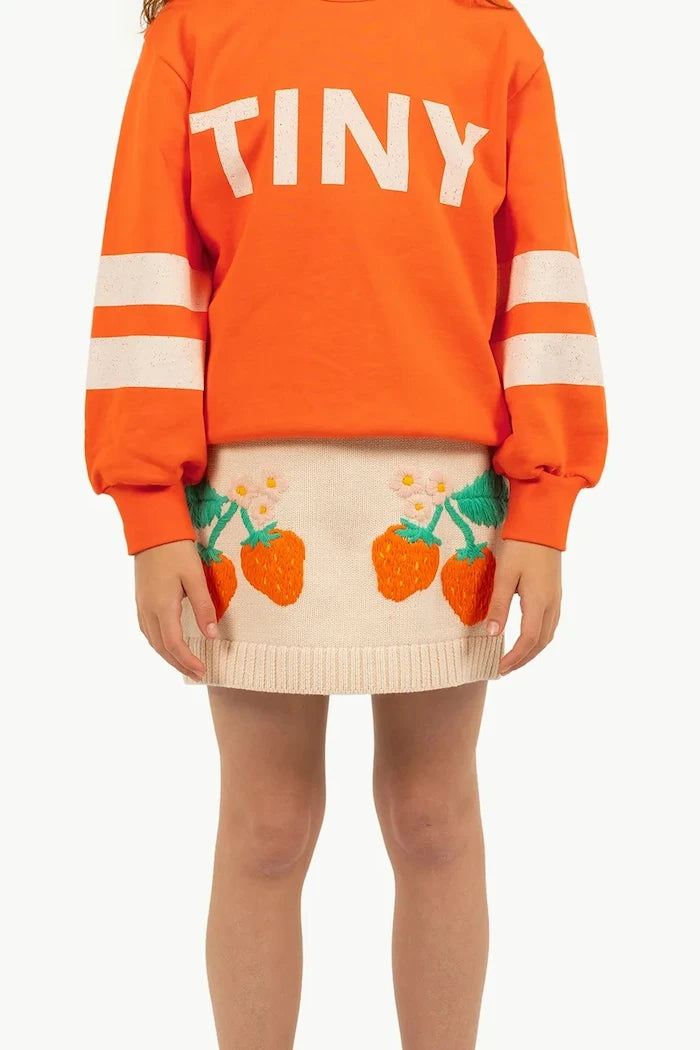 Детска памучна пола Tinycottons STRAWBERRIES SKIRT