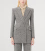 Valentino White Virgin Wool-Blend Pea Coat
