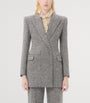 Valentino White Virgin Wool-Blend Pea Coat