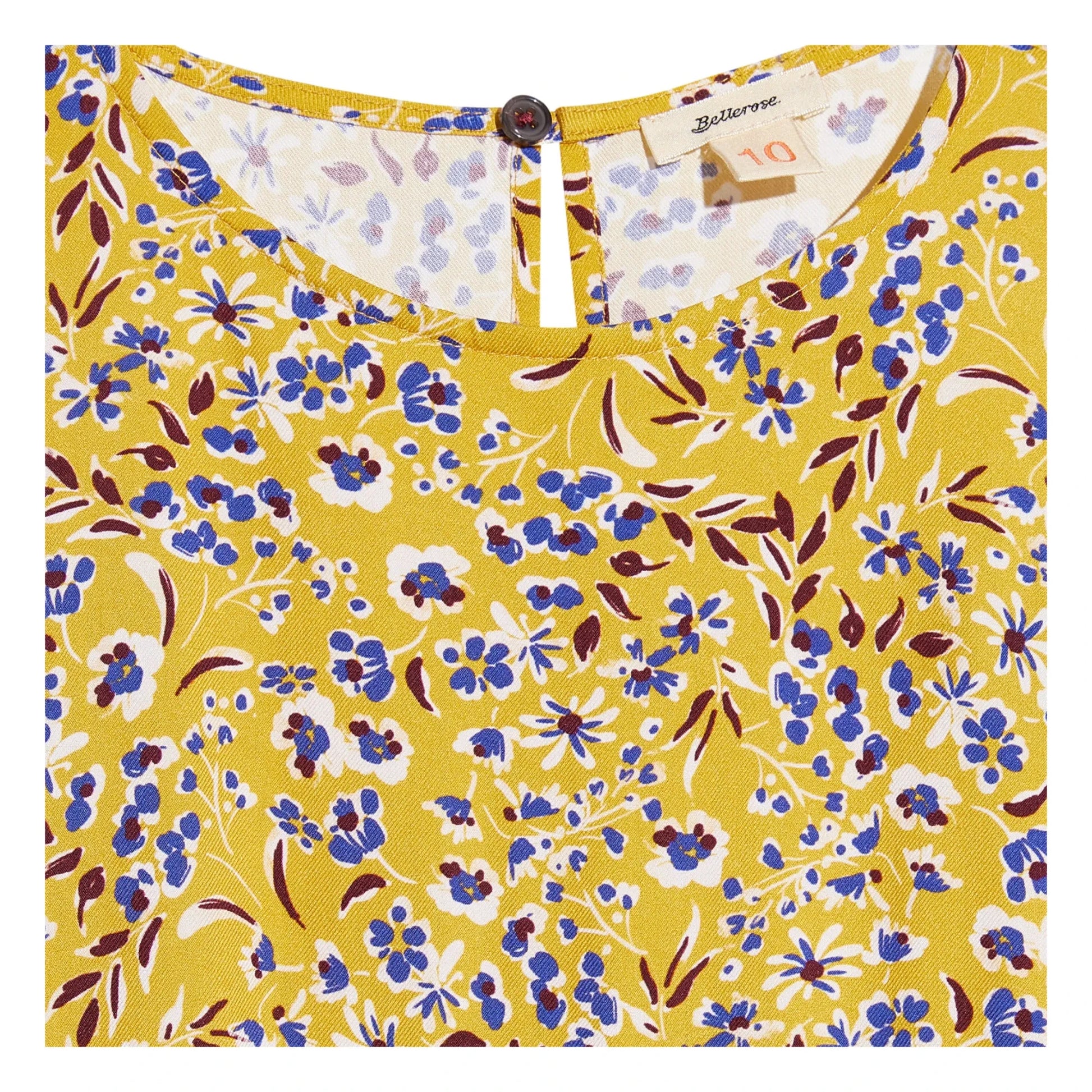 Bellerose - Atomic Printed Ruffle Dress | Mustard