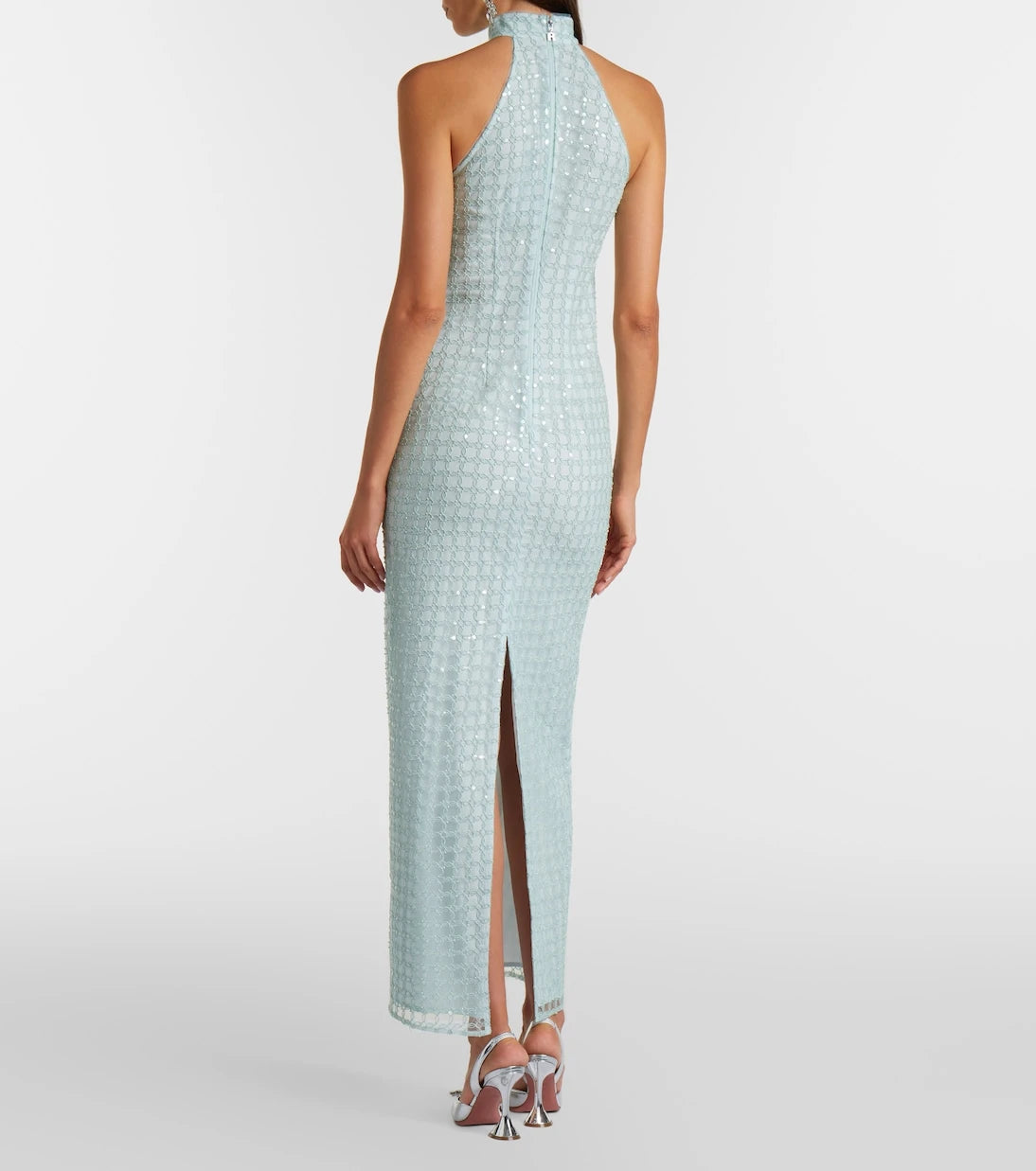 Rotate - Embroidered sequined maxi dress