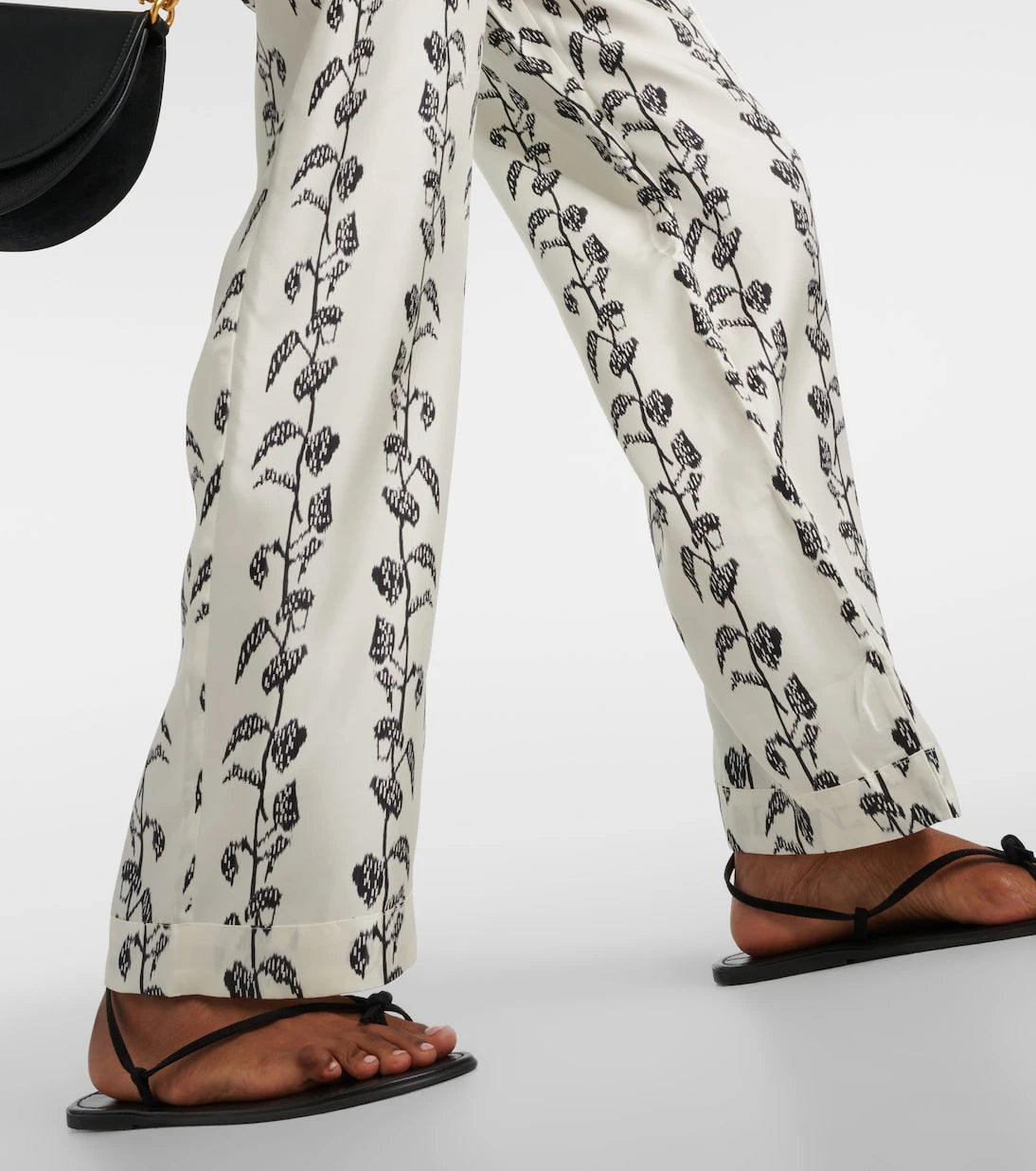 Asceno - Aurelia silk twill palazzo pants
