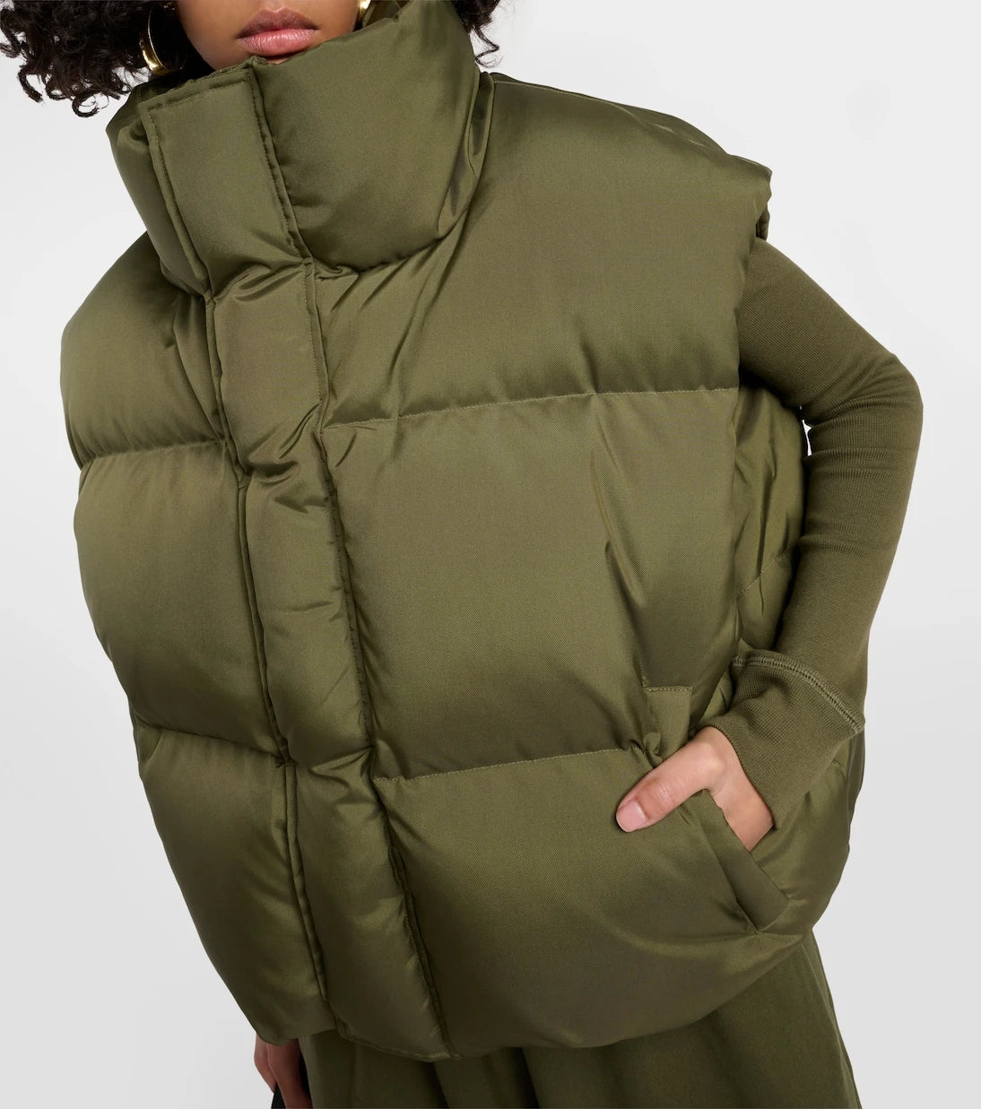 Wardrobe.NYC - Cropped down vest