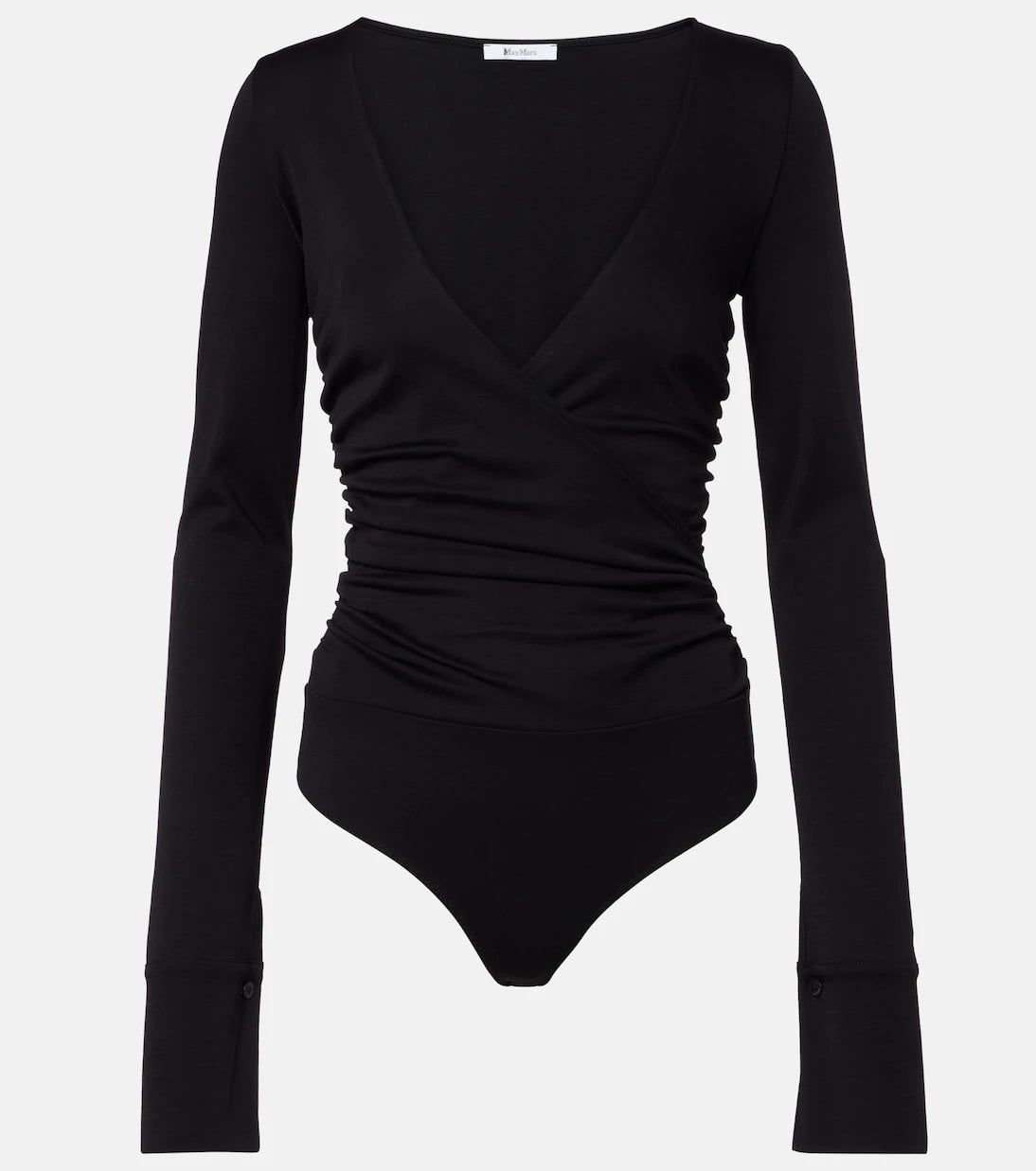 Max Mara - Nigella draped wool bodysuit