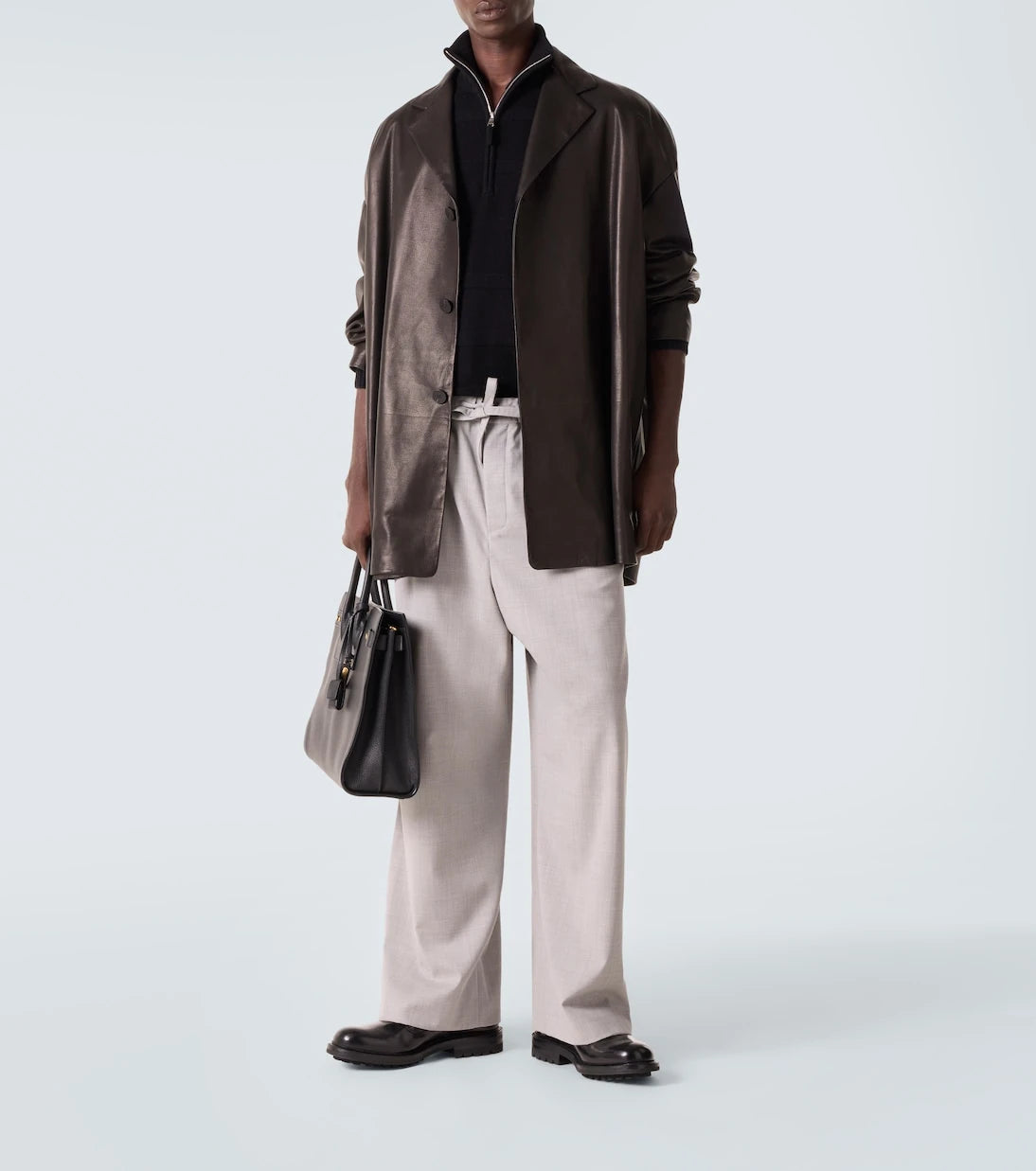 Allude - Cotton and cashmere turtleneck sweater