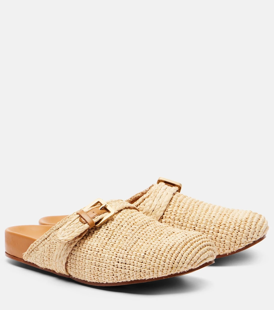 Clergerie - Quinta raffia mules