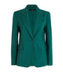 Green Virgin Wool Blazer