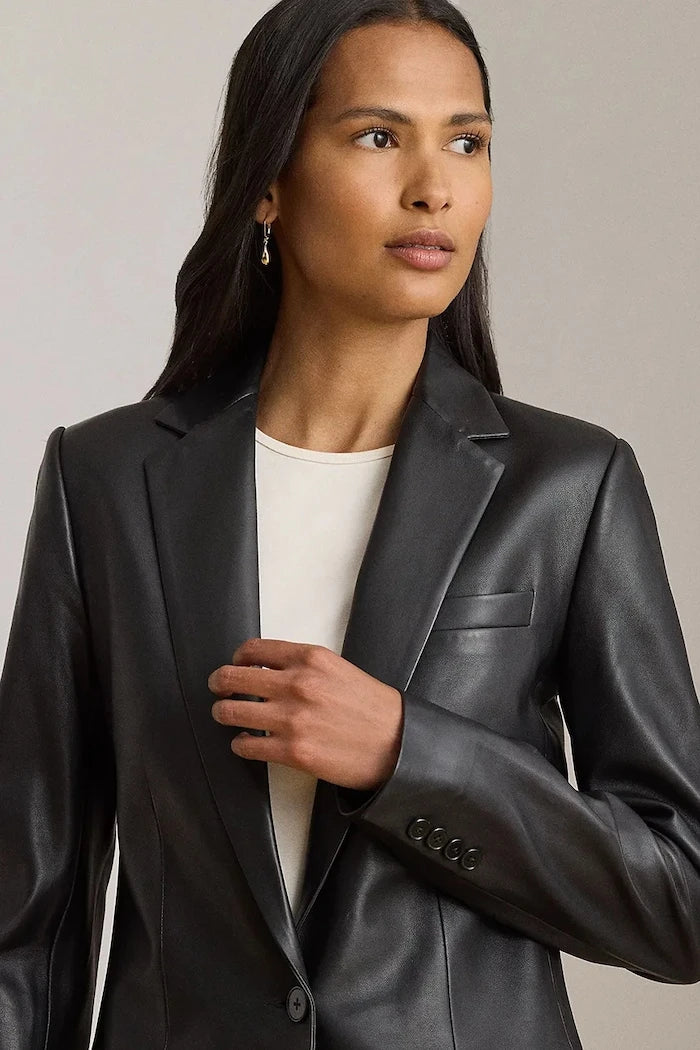 Lauren Ralph Lauren Kadın Deri Ceket