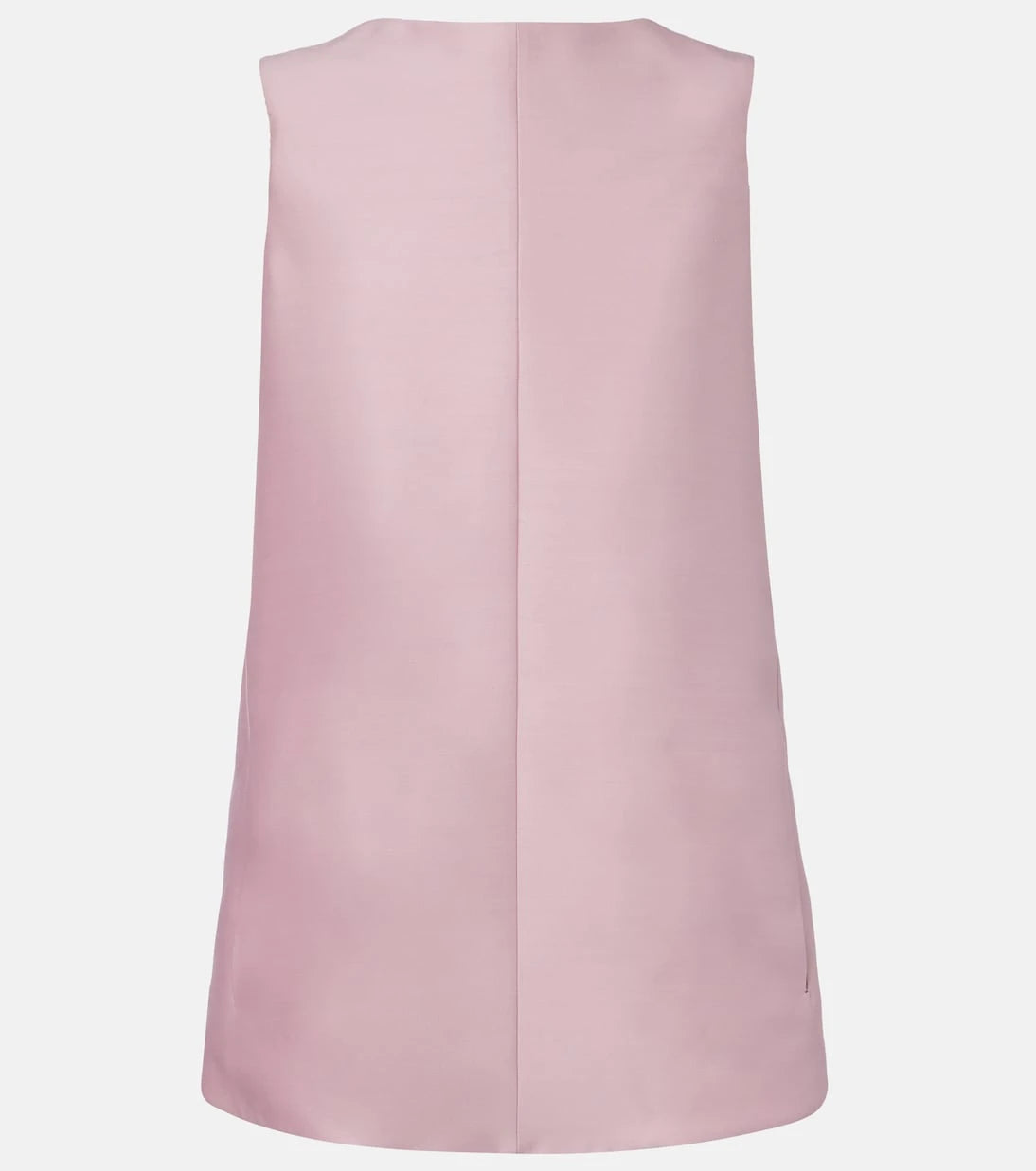 Balenciaga - İpek ve Yün Mini Elbise