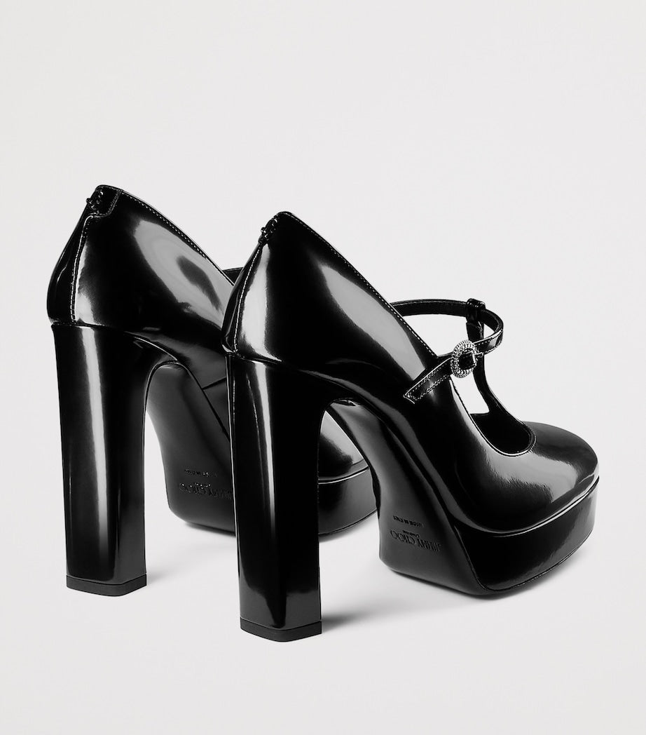 Marene 120 Leather Mary Jane Pumps