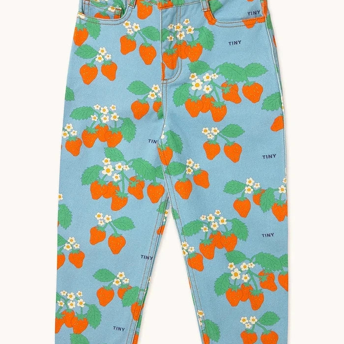 Tinycottons STRAWBERRIES STRAIGHT JEANS Çocuk Kot Pantolon