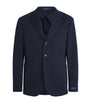 Navy Double-Knit Blazer