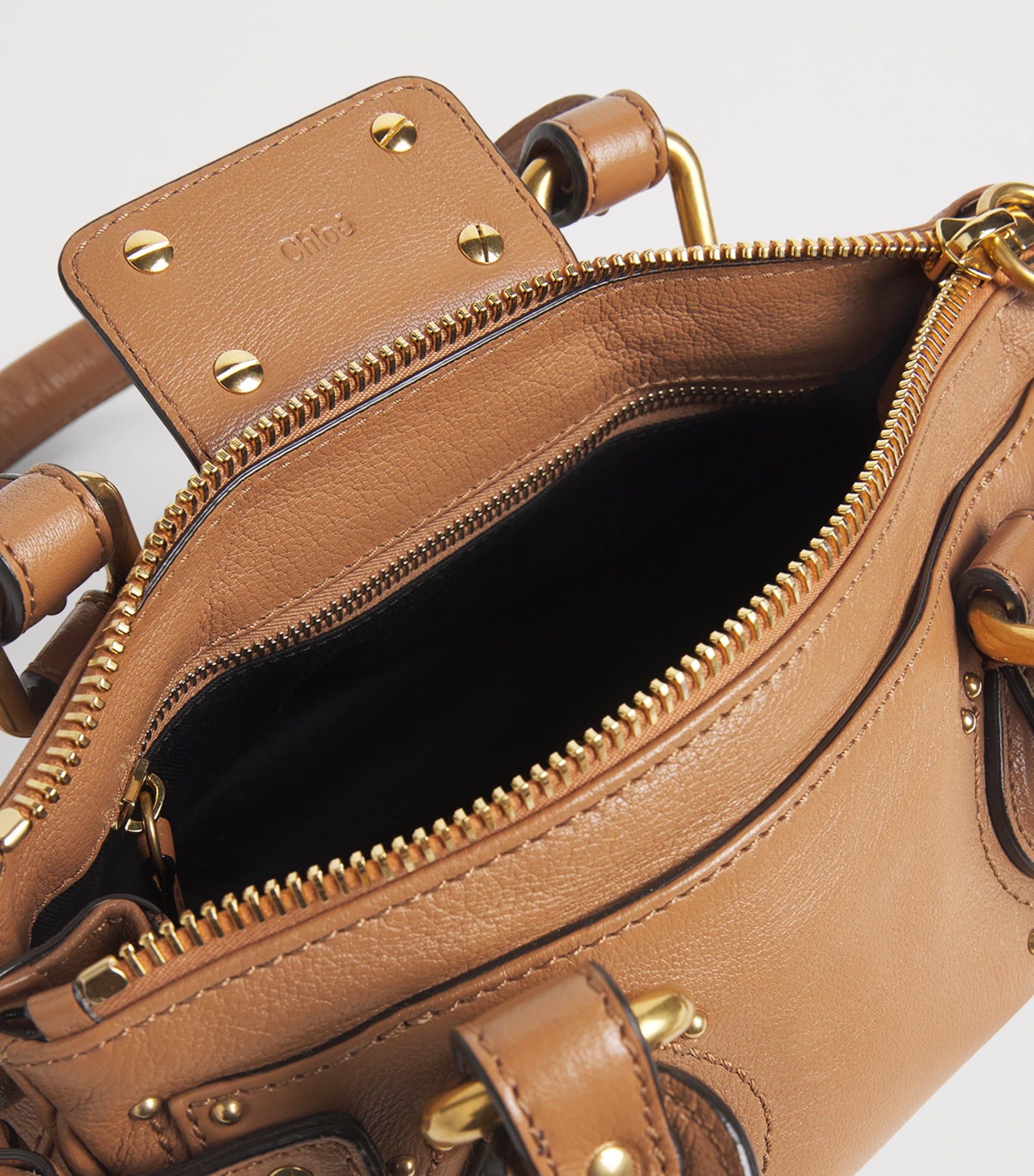 Chloé Small Leather Paddington Top-Handle Bag