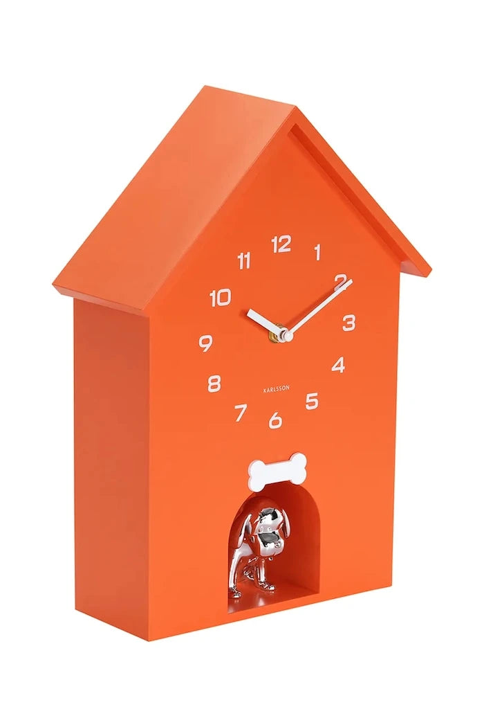 Karlsson Dog House Sesli Duvar Saati 36,5 x 26,5 cm