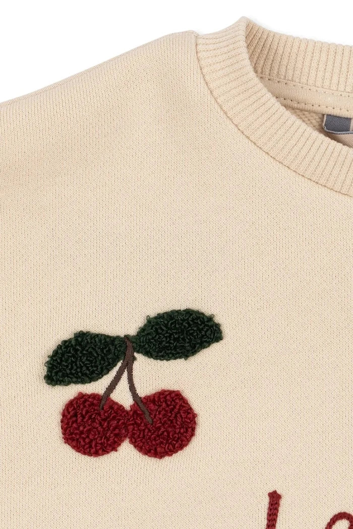 Konges Sløjd çocuk pamuklu LOU SWEAT SHIRT OCS sweatshirt
