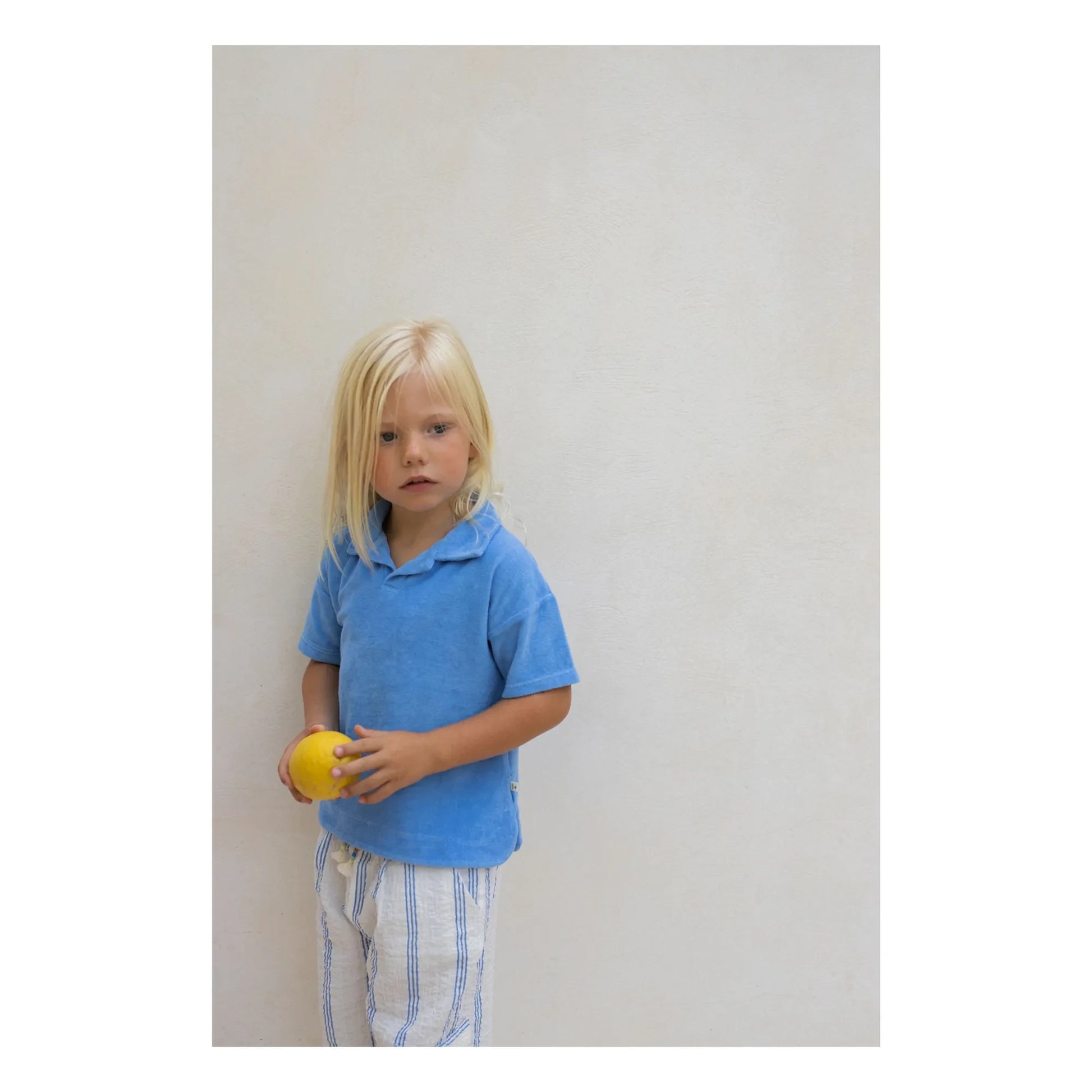 1+ in the family - Polo Soller Eponge | Light blue