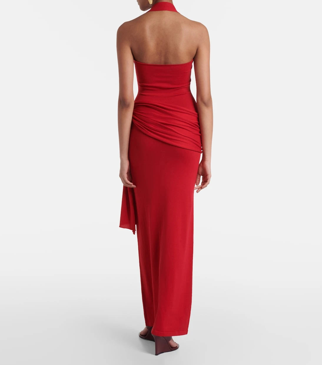 Aya Muse - Knitted silk and cotton maxi dress