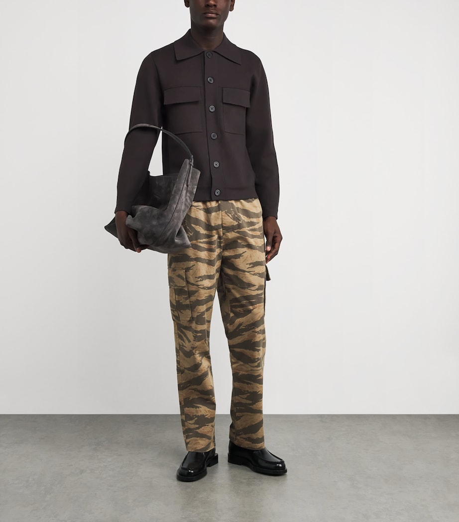 Brown Milano Knit Overshirt