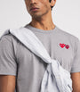 Comme Des Garçons Play Embroidered Double-Heart T-Shirt