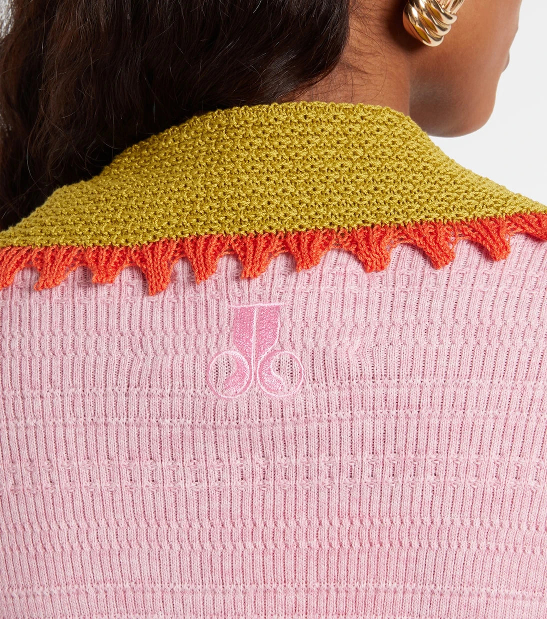 La DoubleJ - Picket cotton and wool sweater