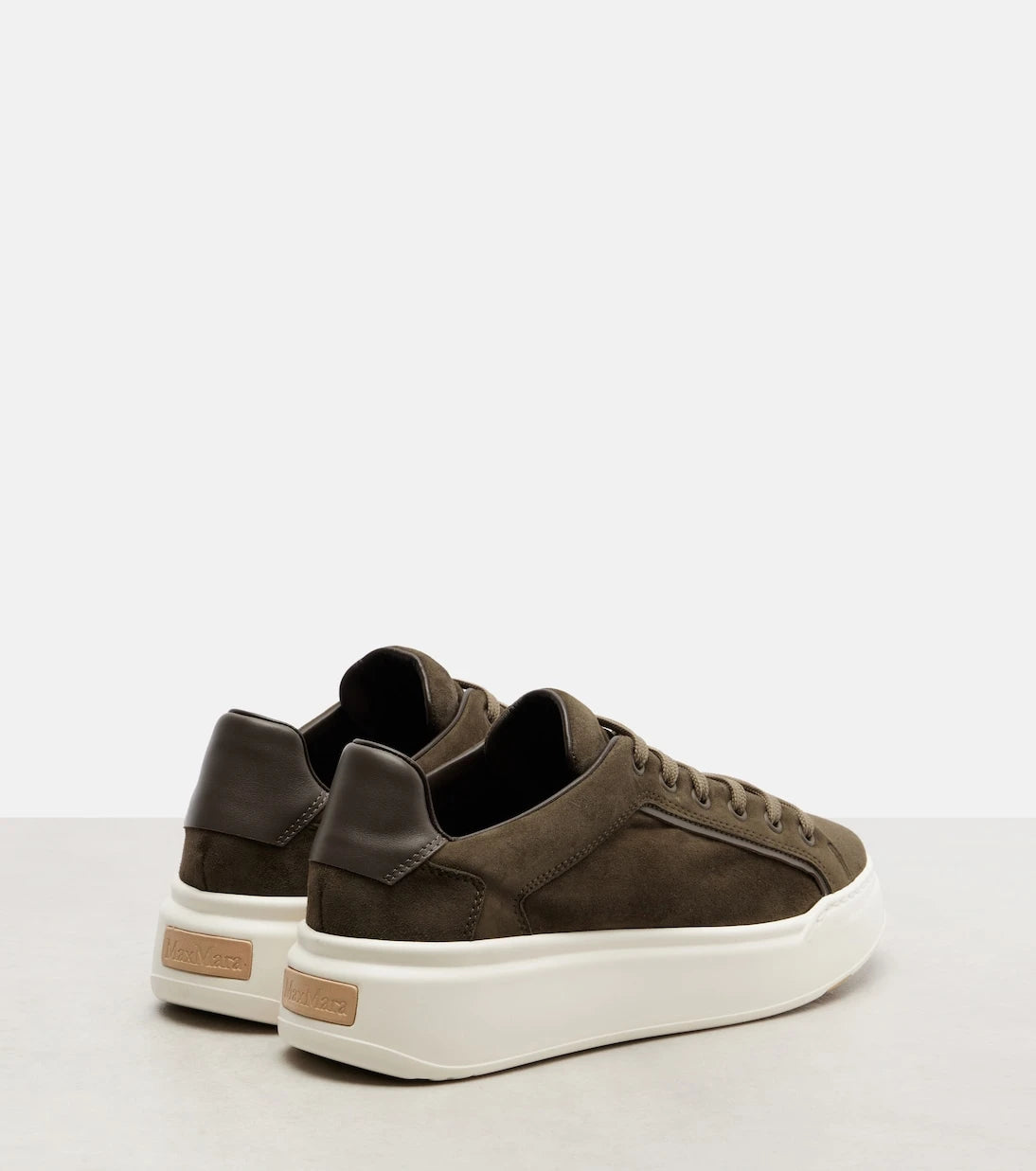 Max Mara - Suede platform sneakers