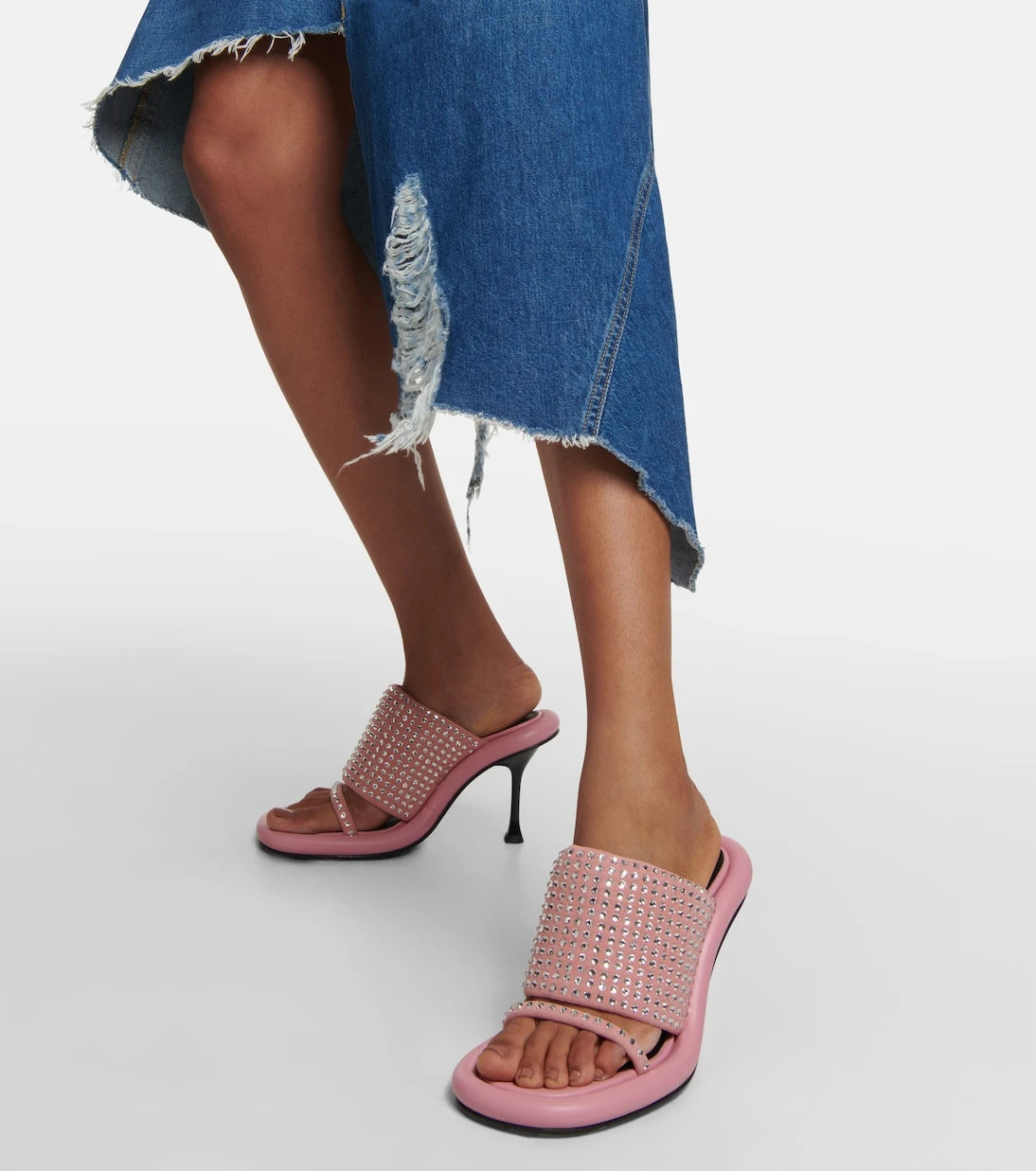 JW Anderson - Bumper-Tube embellished mules
