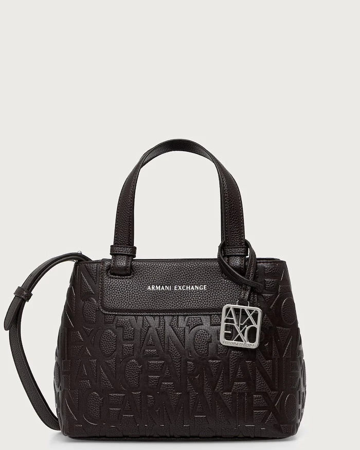 Armani Exchange kadın tote çanta suni deriden