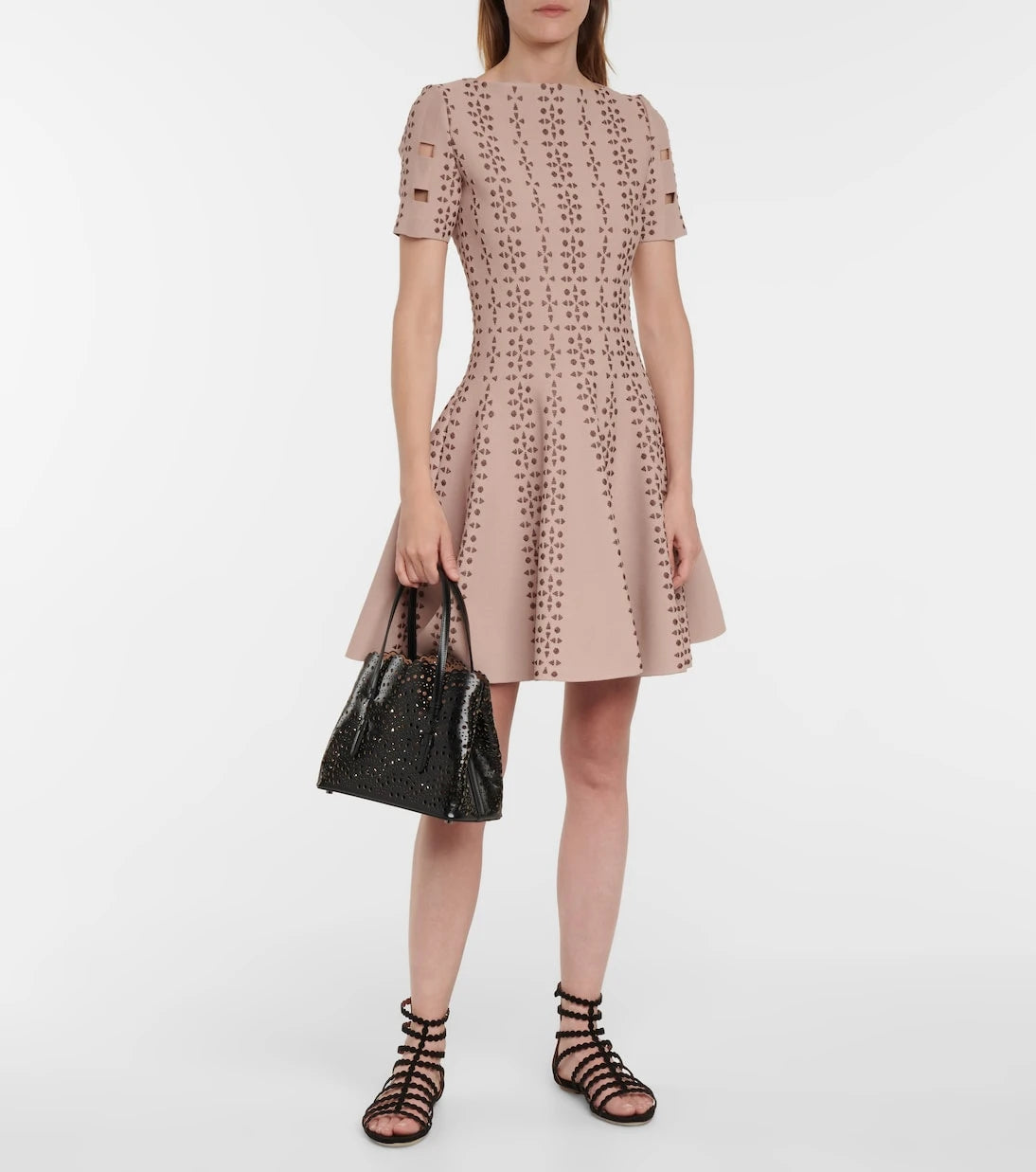 Alaïa - Le Mina 25 Vienne Wave leather tote bag
