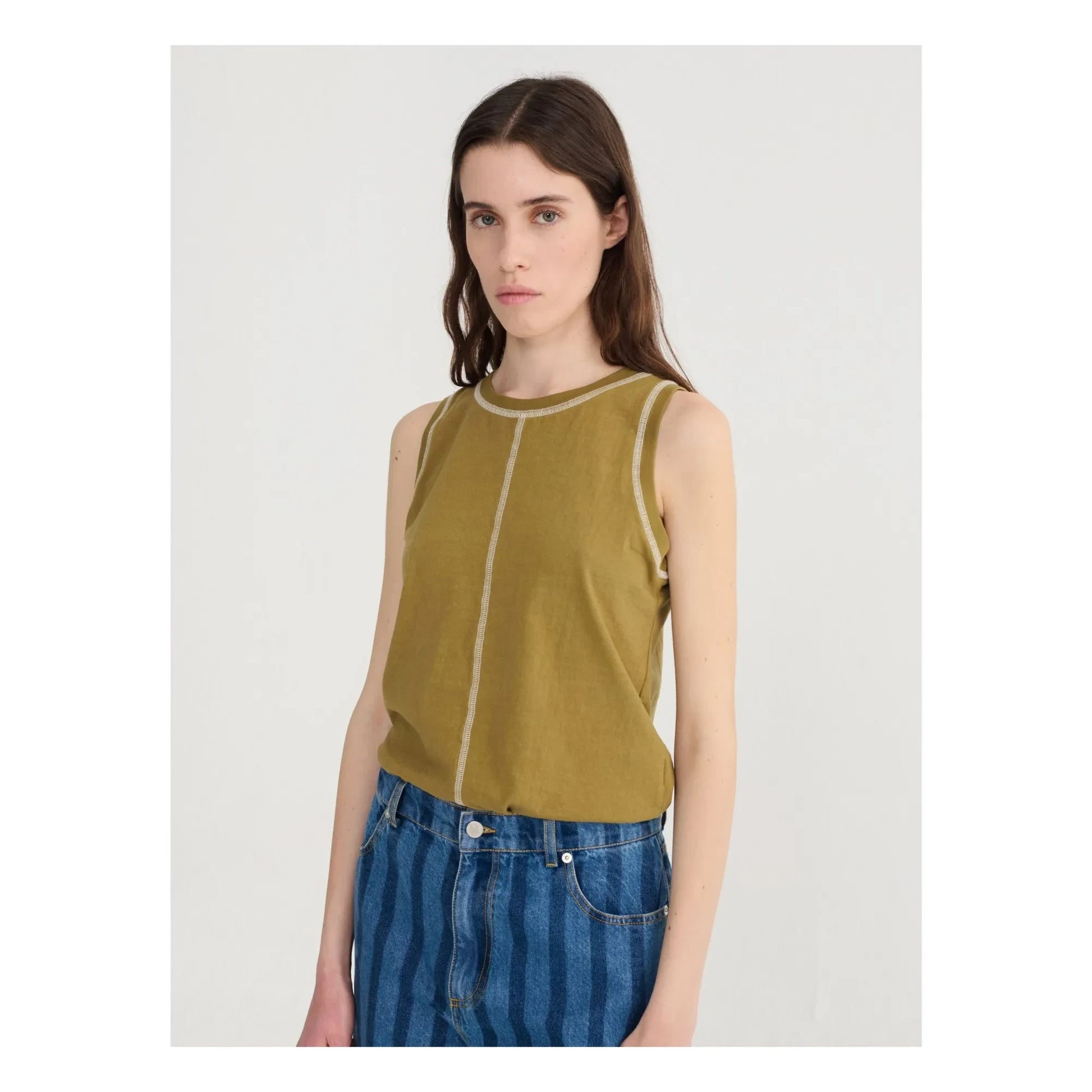 Bobo Choses - Tank Top Recycled Cotton | Khaki