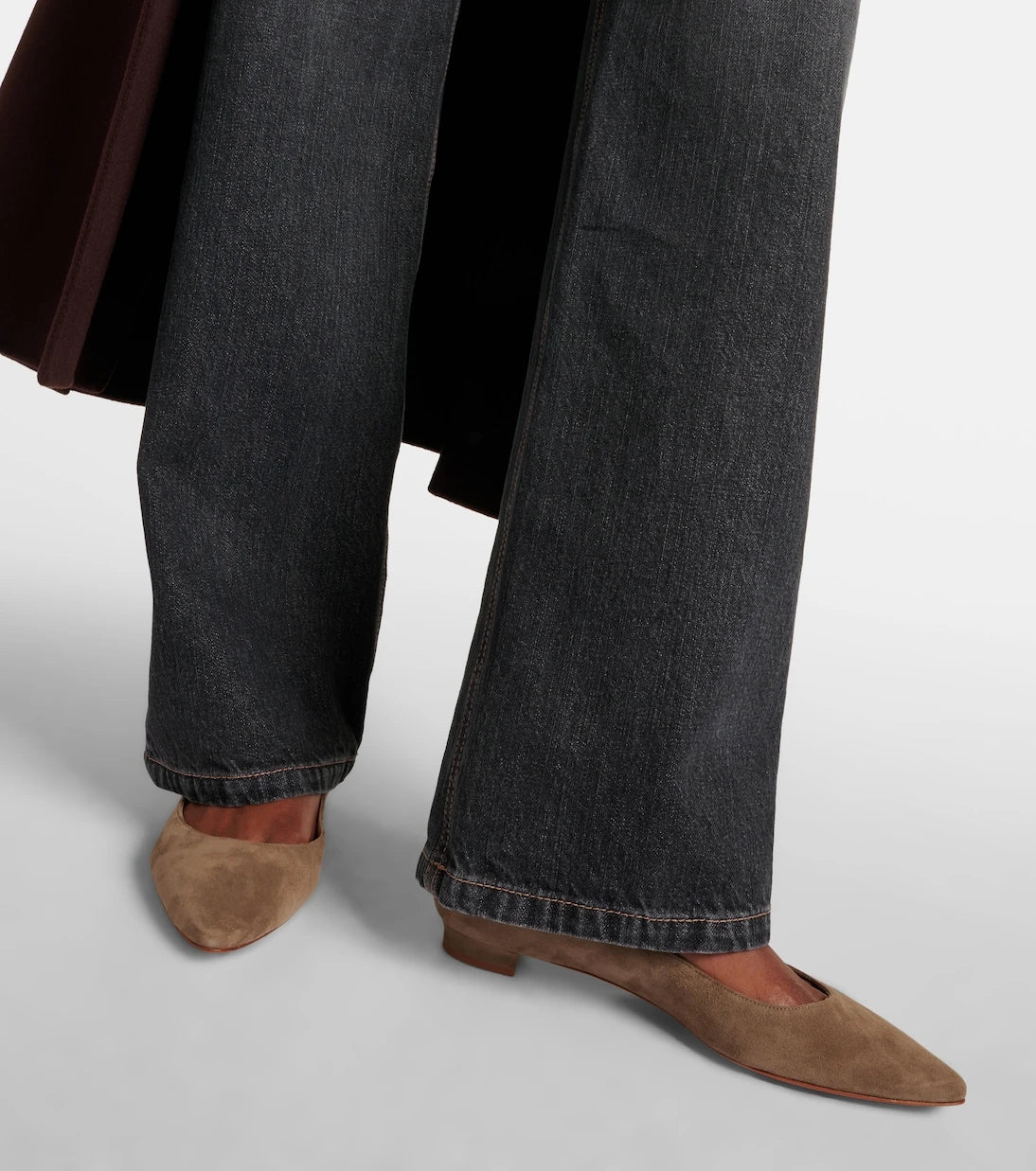 Manolo Blahnik - Lanza BB suede ballet flats