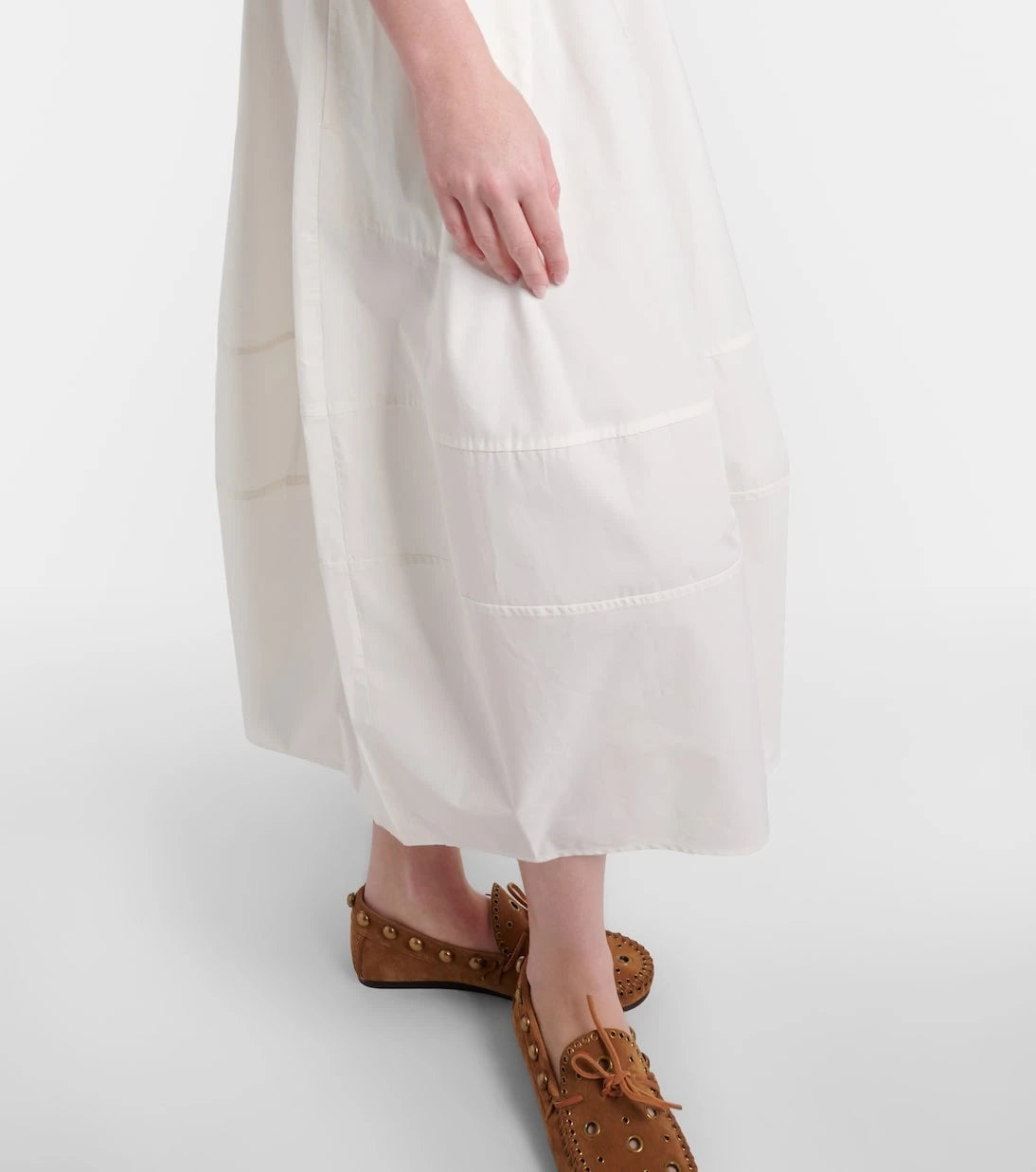 Polo Ralph Lauren - Cotton poplin midi skirt