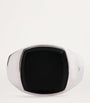 Tom Wood Polished Onyx Kay Signet Ring