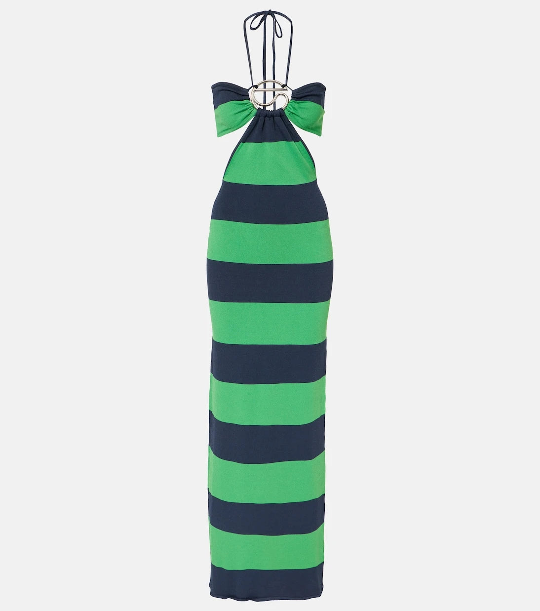 Coperni - Cutout striped maxi dress