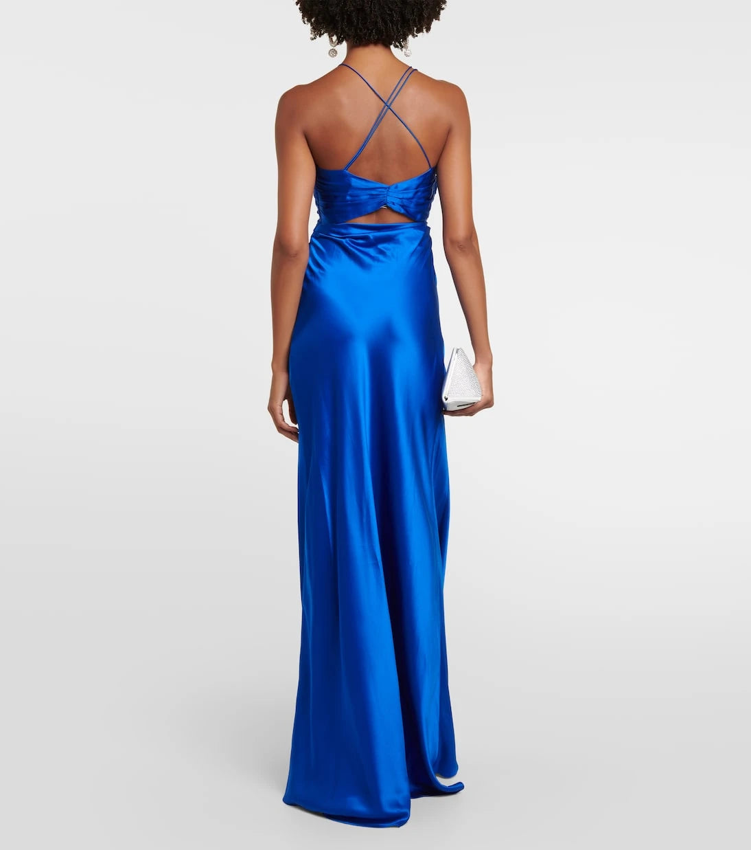 The Sei - Asymmetrical cutout silk gown