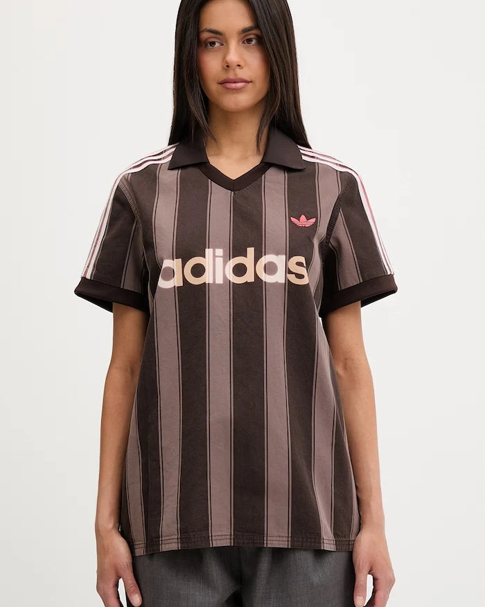 adidas Originals тениска с яка дамска от памук