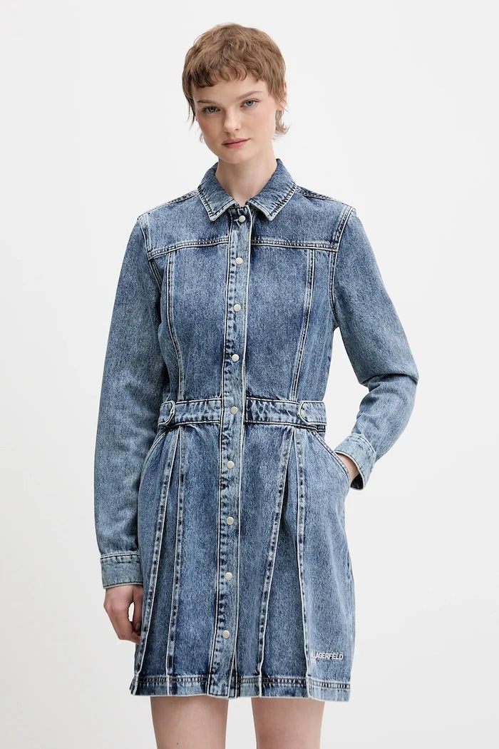 Дънкова рокля Karl Lagerfeld Jeans