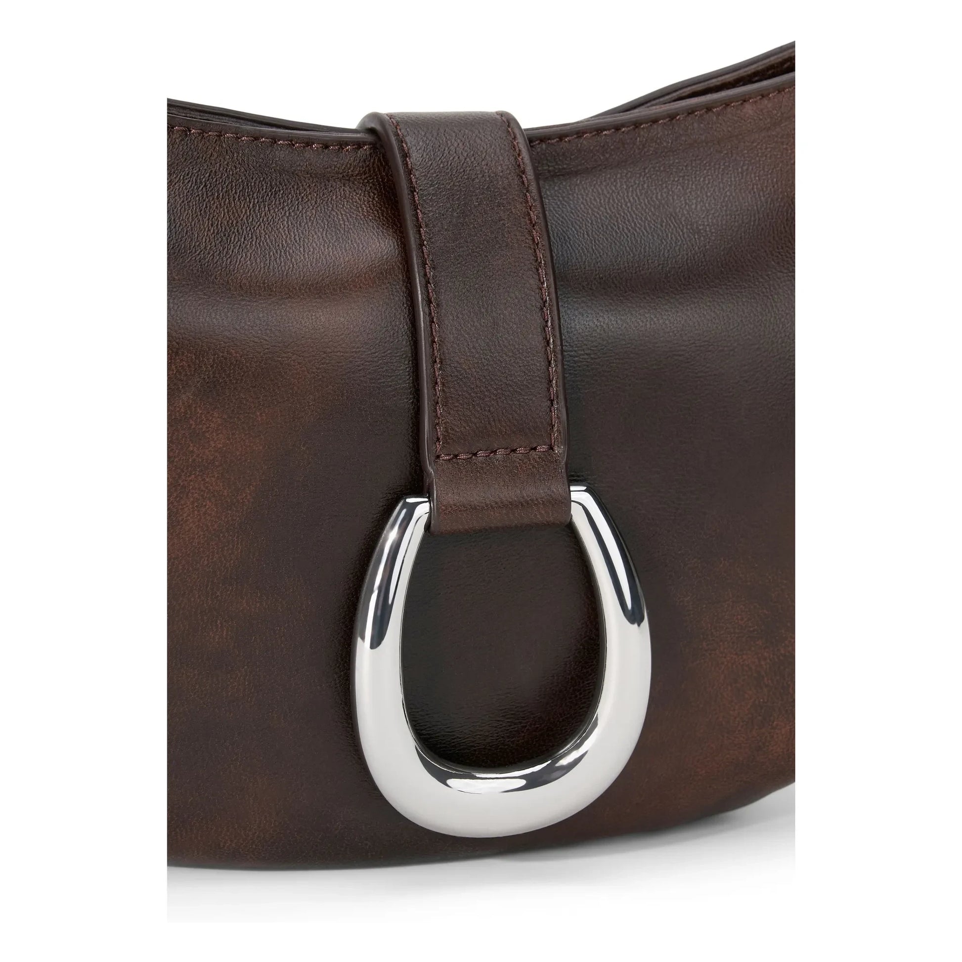 Staud - Harlow Crescent Leather bag | Coffee