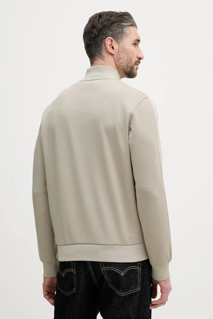 Karl Lagerfeld fermuarlı erkek viskon sweatshirt