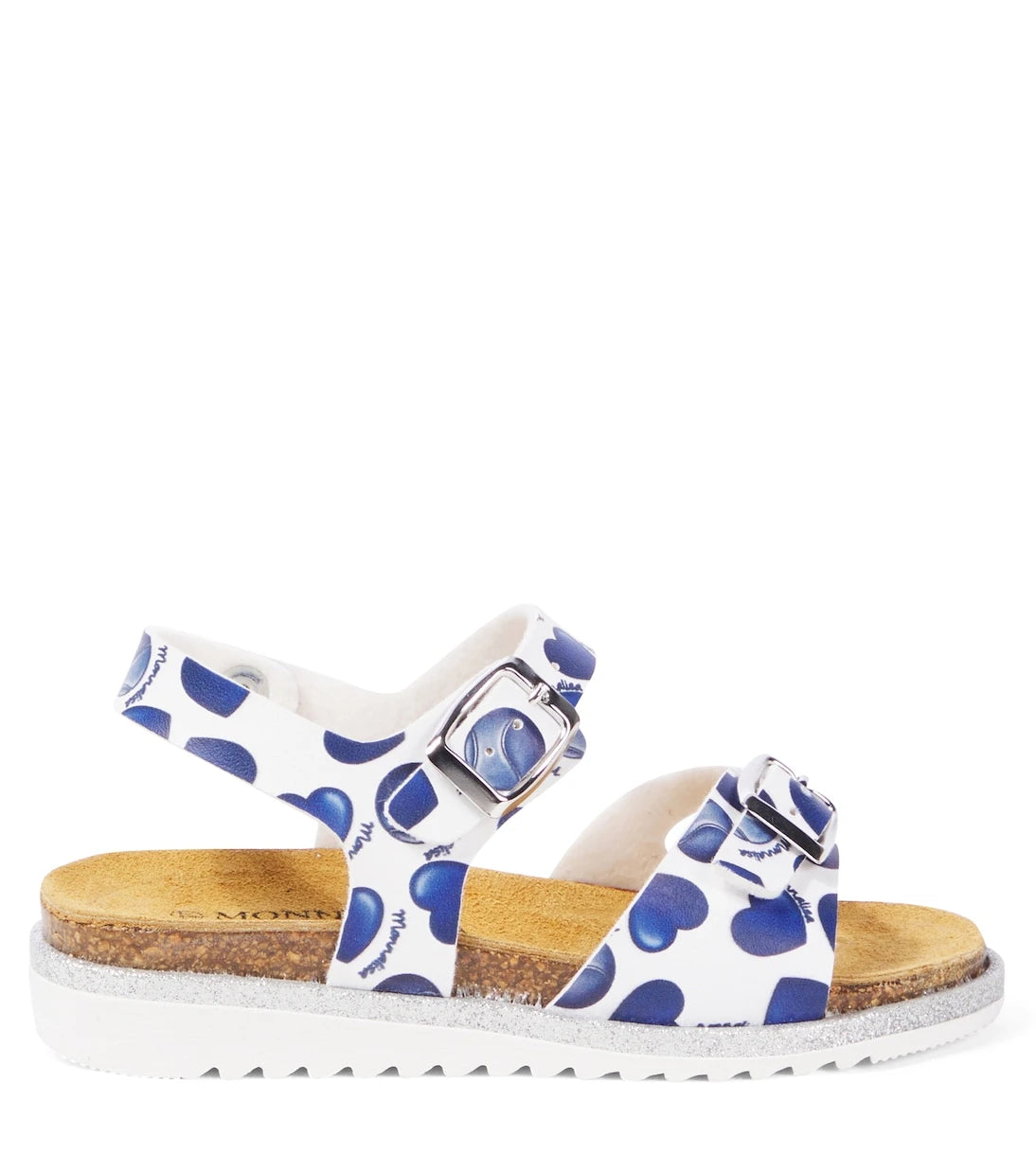 Monnalisa - St. Cuori faux leather sandals